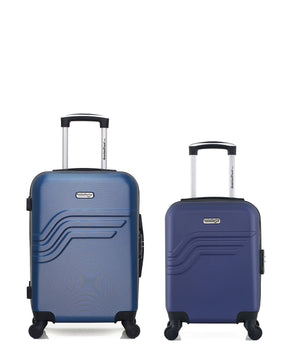 Lot de 2 Valises Rigides Cabine et Cabine XXS QUEENS
