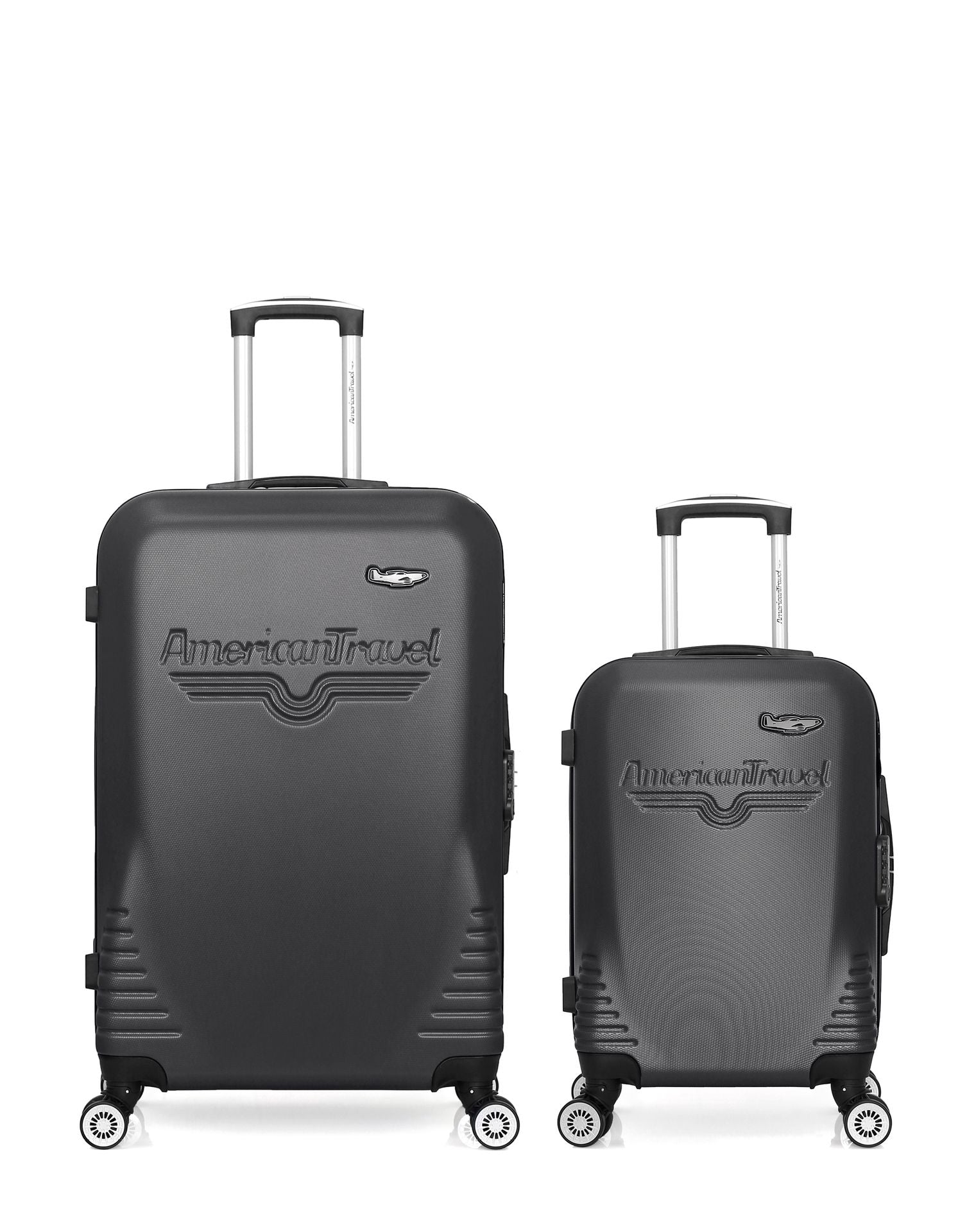Lot de 2 Valises Rigides Grand Format et Cabine DC