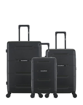 3er-Pack Hartschalenkoffer: Großer Koffer, mittelgroßer Koffer und Handgepäck XS CLEVELAND