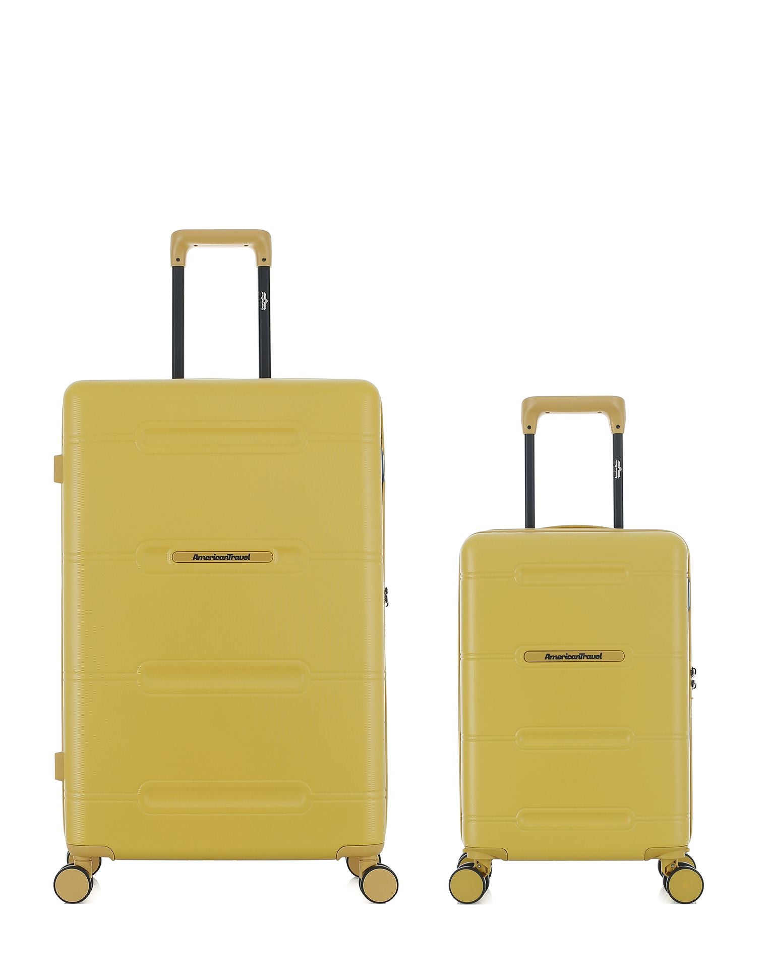 2er-Pack Hartschalenkoffer: Großer Koffer und Handgepäck XS CLEVELAND
