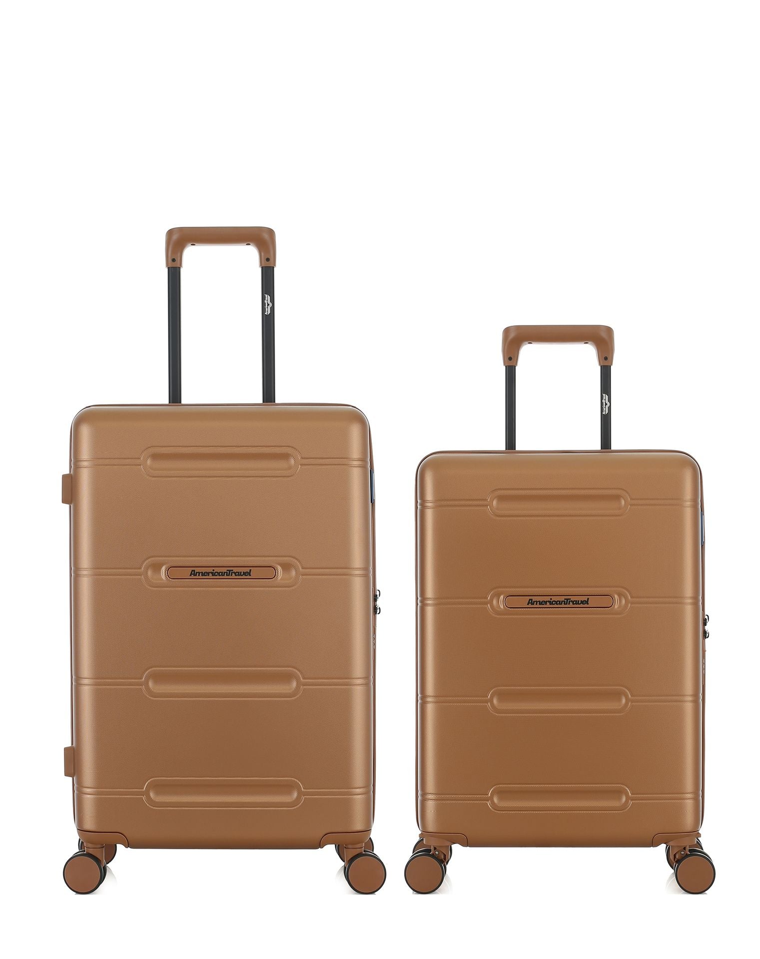 2er-Pack Hartschalenkoffer: Mittelgroßer Koffer und Handgepäck CLEVELAND