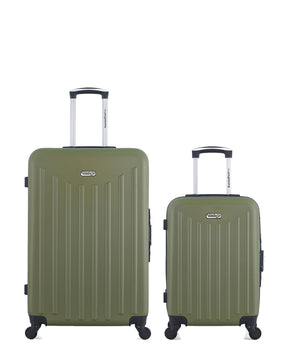 Lot de 2 Valises Rigides Grand Format et Cabine BROOKLYN