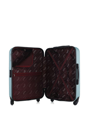 AMERICAN TRAVEL - 2er-Pack: Mittelgroßer Koffer und Handgepäck BROOKLYN