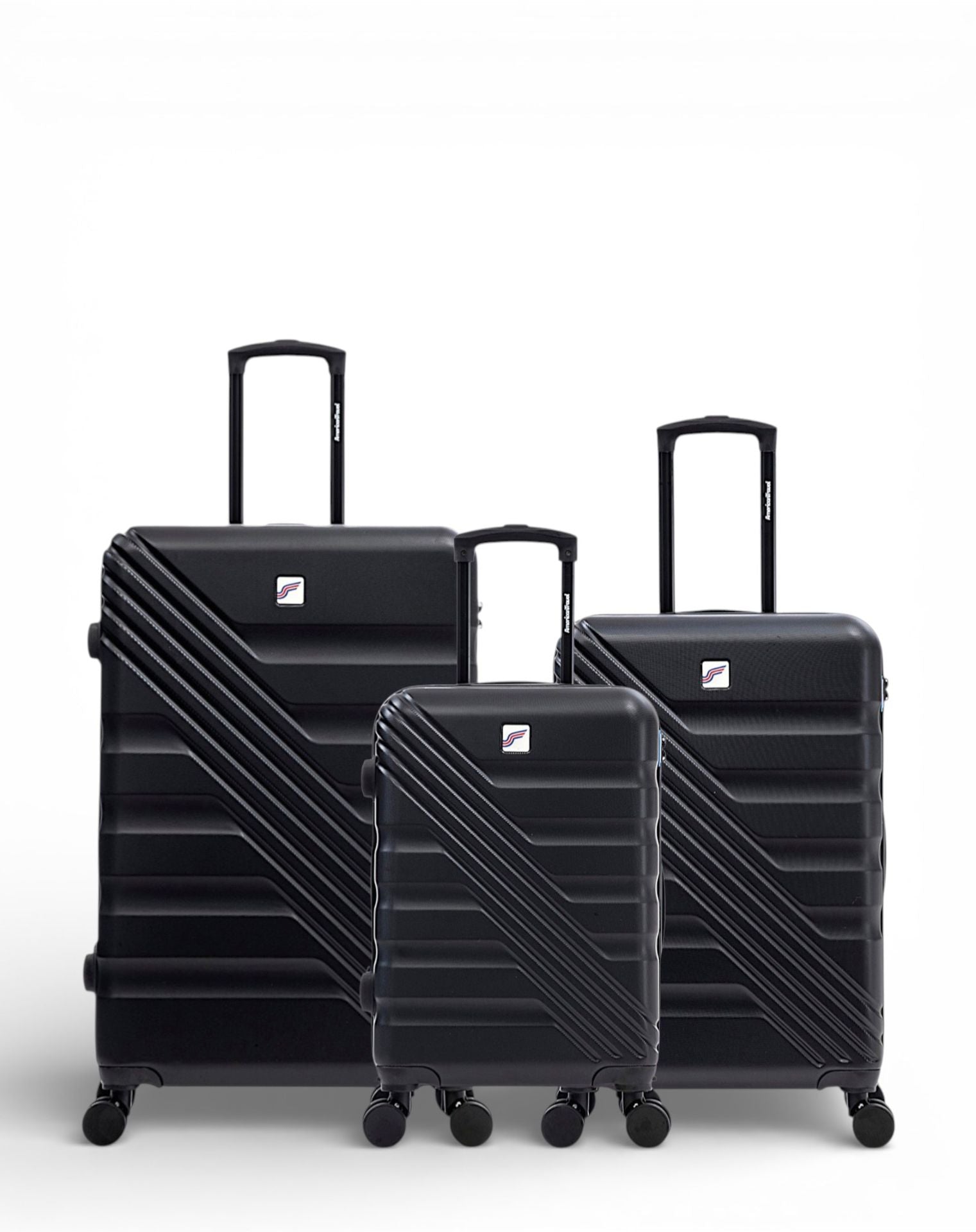 3er-Pack Hartschalenkoffer: Großer Koffer, mittelgroßer Koffer und Handgepäck REDWOOD
