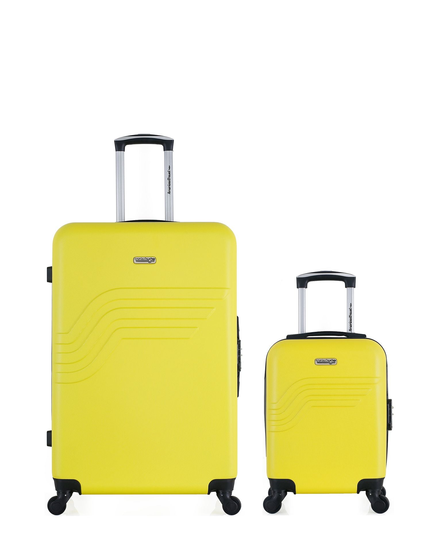 Lot de 2 Valises Rigides Grand Format et Cabine XXS QUEENS