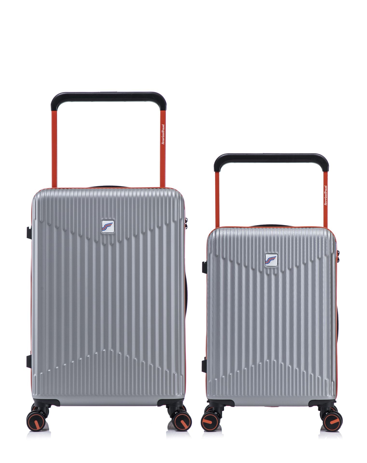 2er-Pack Hartschalenkoffer: Mittelgroßer Koffer und Handgepäck NORTH BEACH