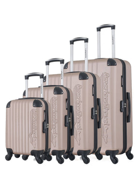 Set de 4 Valises Rigides BUDAPEST-M