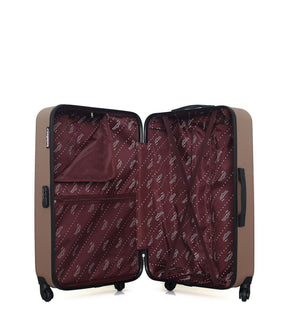 Lot de 2 Valises Rigides Grand Format et Cabine XXS CHELSEA