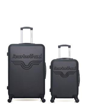 Lot de 2 Valises Rigides Grand Format et Cabine CHELSEA