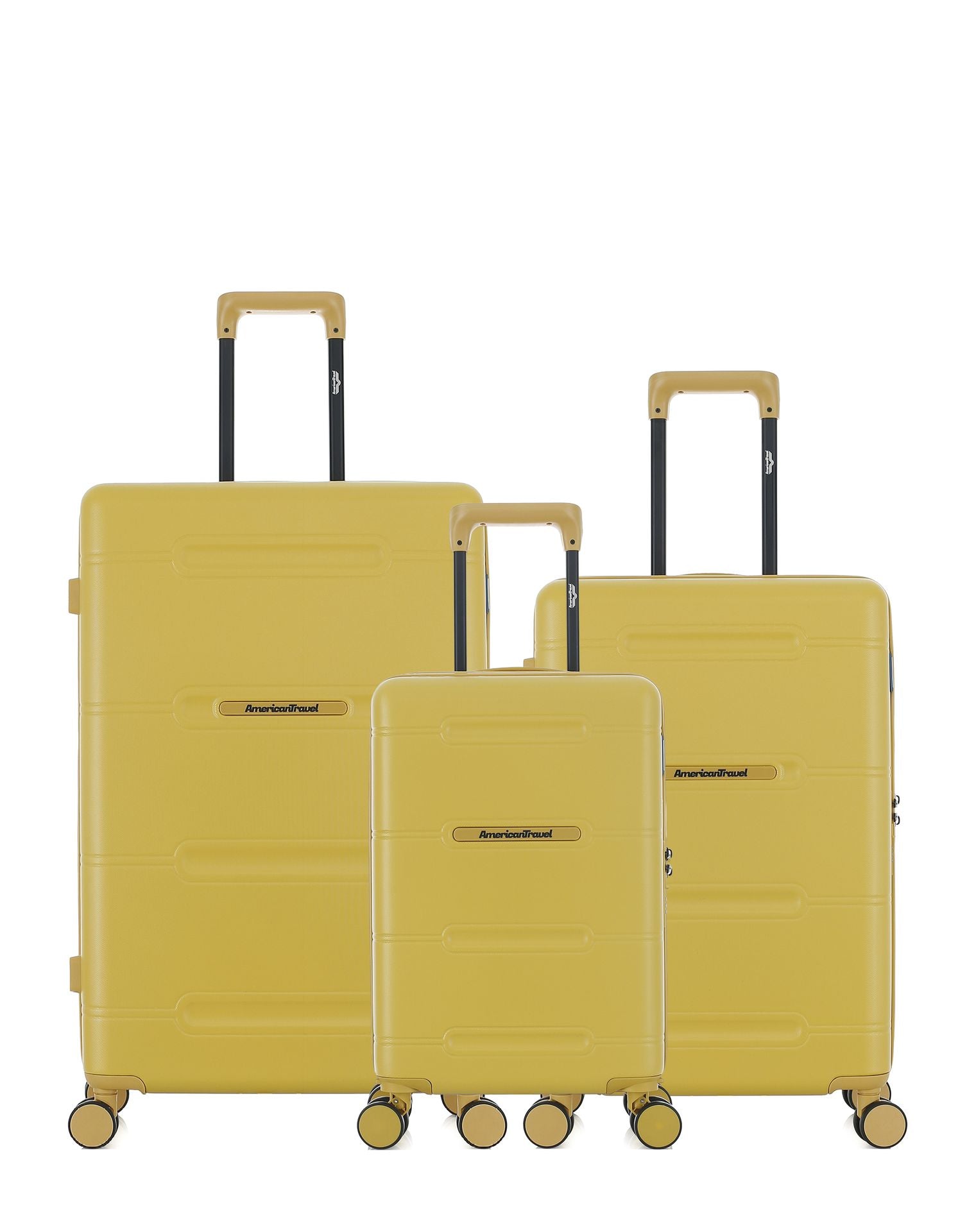 3er-Pack Hartschalenkoffer: Großer Koffer, mittelgroßer Koffer und Handgepäck XS CLEVELAND