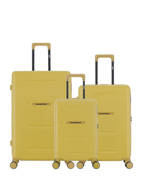 3er-Pack Hartschalenkoffer: Großer Koffer, mittelgroßer Koffer und Handgepäck XS CLEVELAND