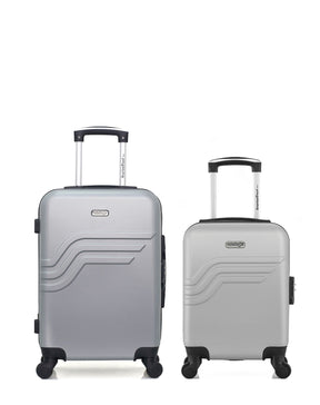 Lot de 2 Valises Rigides Cabine et Cabine XXS QUEENS