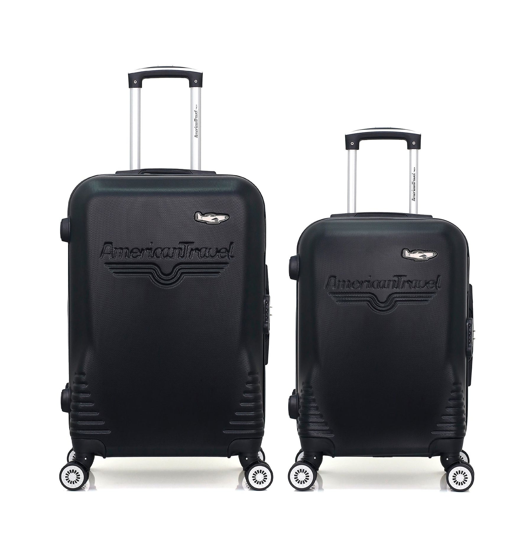 Set de 2 Valises Weekend et Cabine Abs DC 4 roues