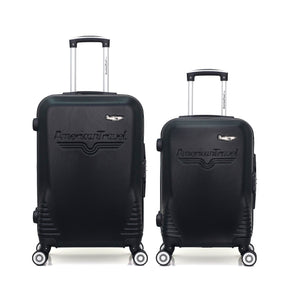 Set de 2 Valises Weekend et Cabine Abs DC 4 roues