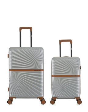 Lot de 2 Valises Rigides Taille Moyenne et Cabine XS OAKLAND