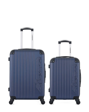 Set de 2 Valises Weekend et Cabine Abs BUDAPEST 4 roues