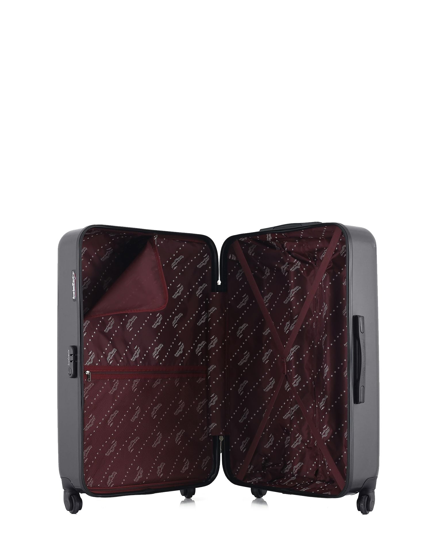 2er-Pack Hartschalenkoffer: Großer Koffer und Handgepäck DETROIT