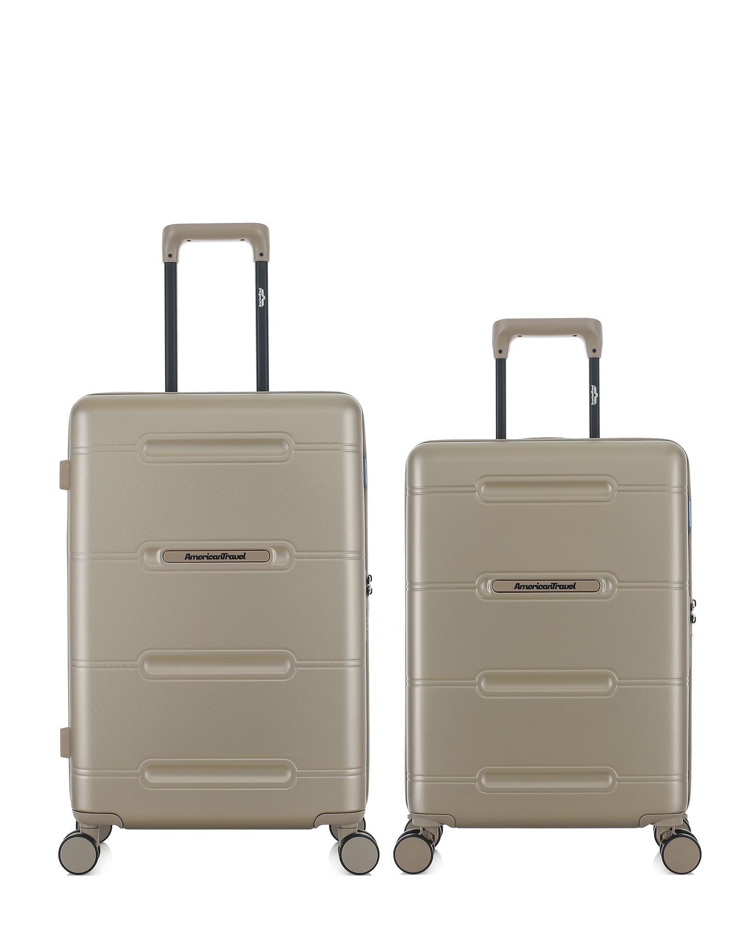 2er-Pack Hartschalenkoffer: Mittelgroßer Koffer und Handgepäck CLEVELAND