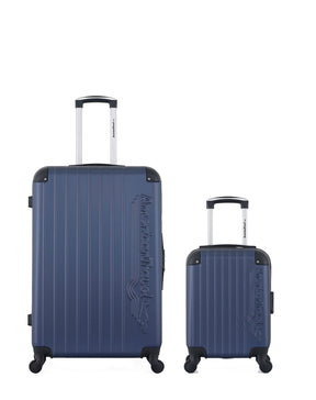 Lot de 2 Valises Rigides Grand Format et Cabine XXS BUDAPEST