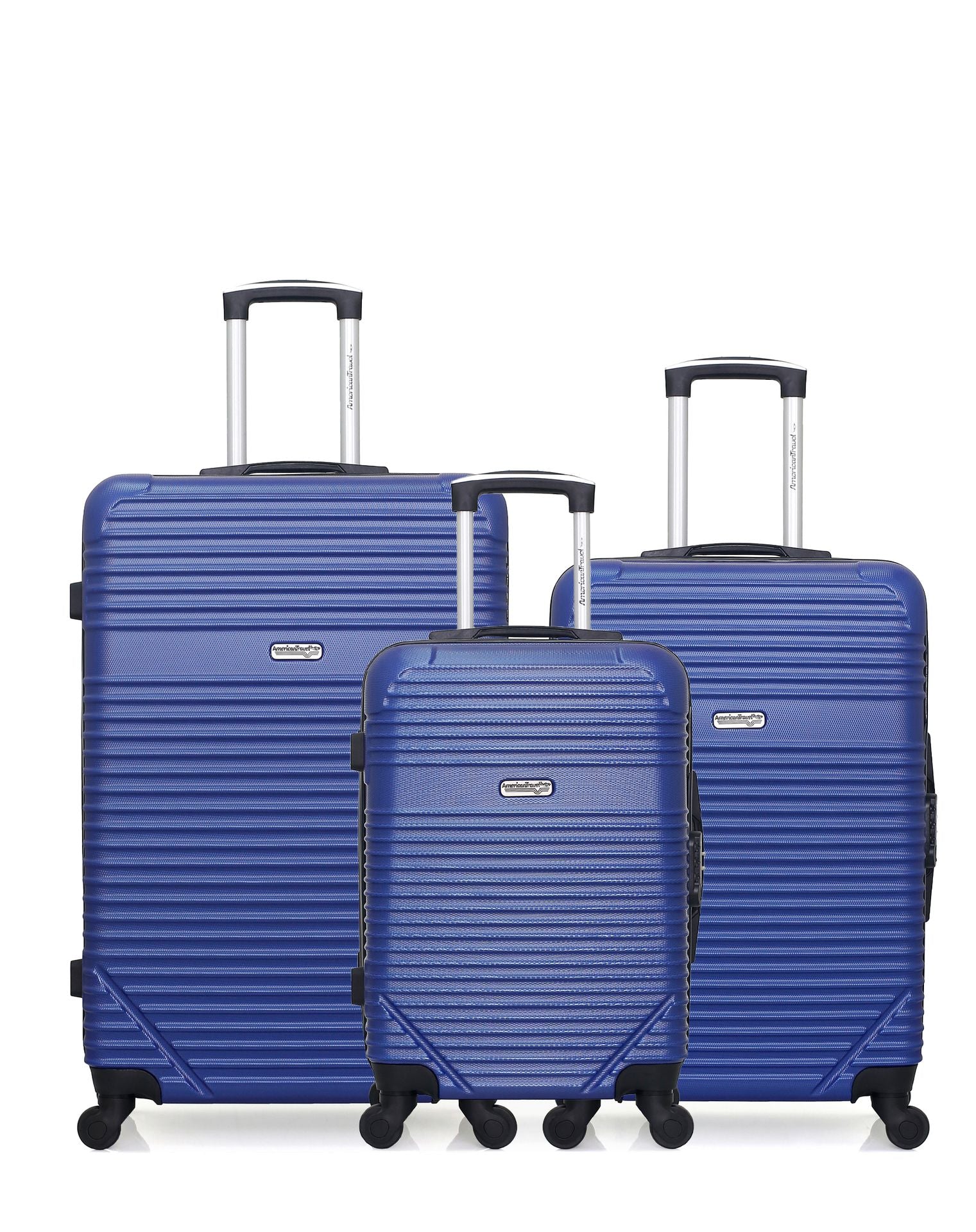 3er-Pack Hartschalenkoffer: Großer Koffer, mittelgroßer Koffer und Handgepäck MEMPHIS