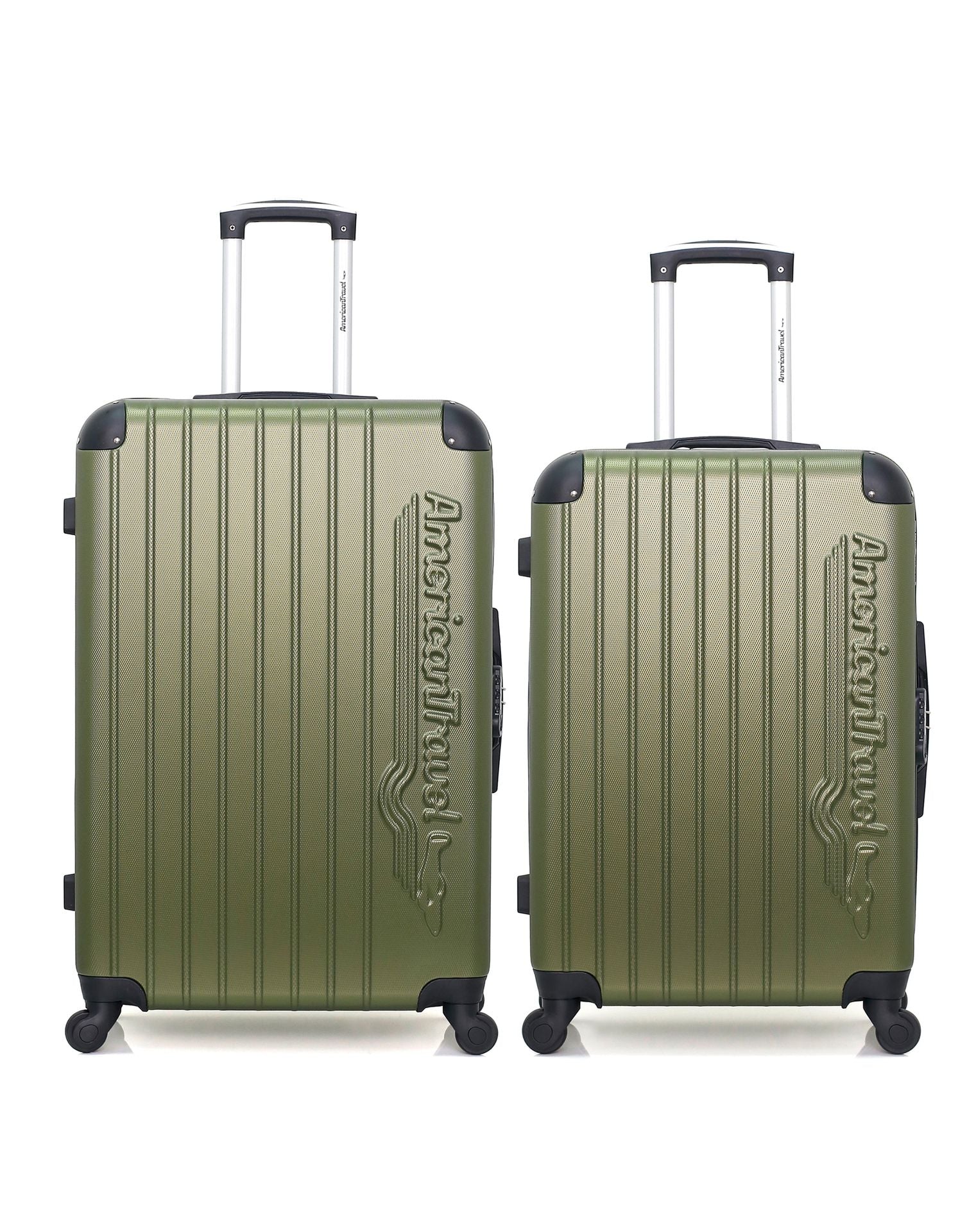 Set de 2 Valises Grand Format et Weekend Abs BUDAPEST 4 roues