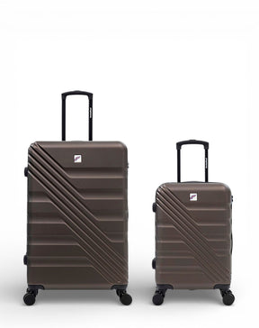 2er-Pack Hartschalenkoffer: Großer Koffer und Handgepäck REDWOOD