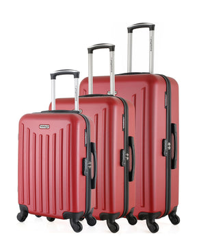 3er-Set ABS 4 Rollen BROOKLYN