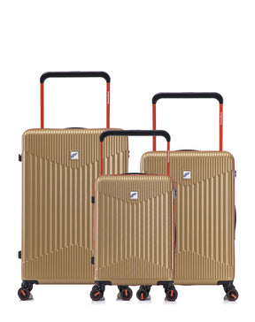 3er-Pack Hartschalenkoffer: Großer Koffer, mittelgroßer Koffer und Handgepäck NORTH BEACH