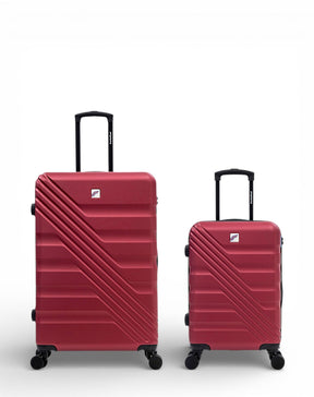 2er-Pack Hartschalenkoffer: Großer Koffer und Handgepäck REDWOOD