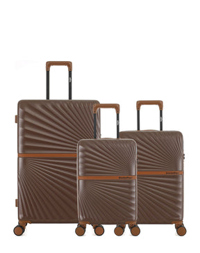 Lot de 3 Valises Rigides Grand Format, Cabine et Cabine XS OAKLAND