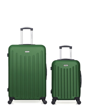 Lot de 2 Valises Rigides Grand Format et Cabine BROOKLYN