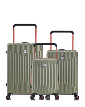 3er-Pack Hartschalenkoffer: Großer Koffer, mittelgroßer Koffer und Handgepäck NORTH BEACH