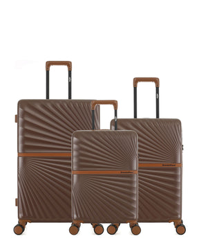 Lot de 3 Valises Rigides Grand Format, Taille Moyenne et Cabine OAKLAND