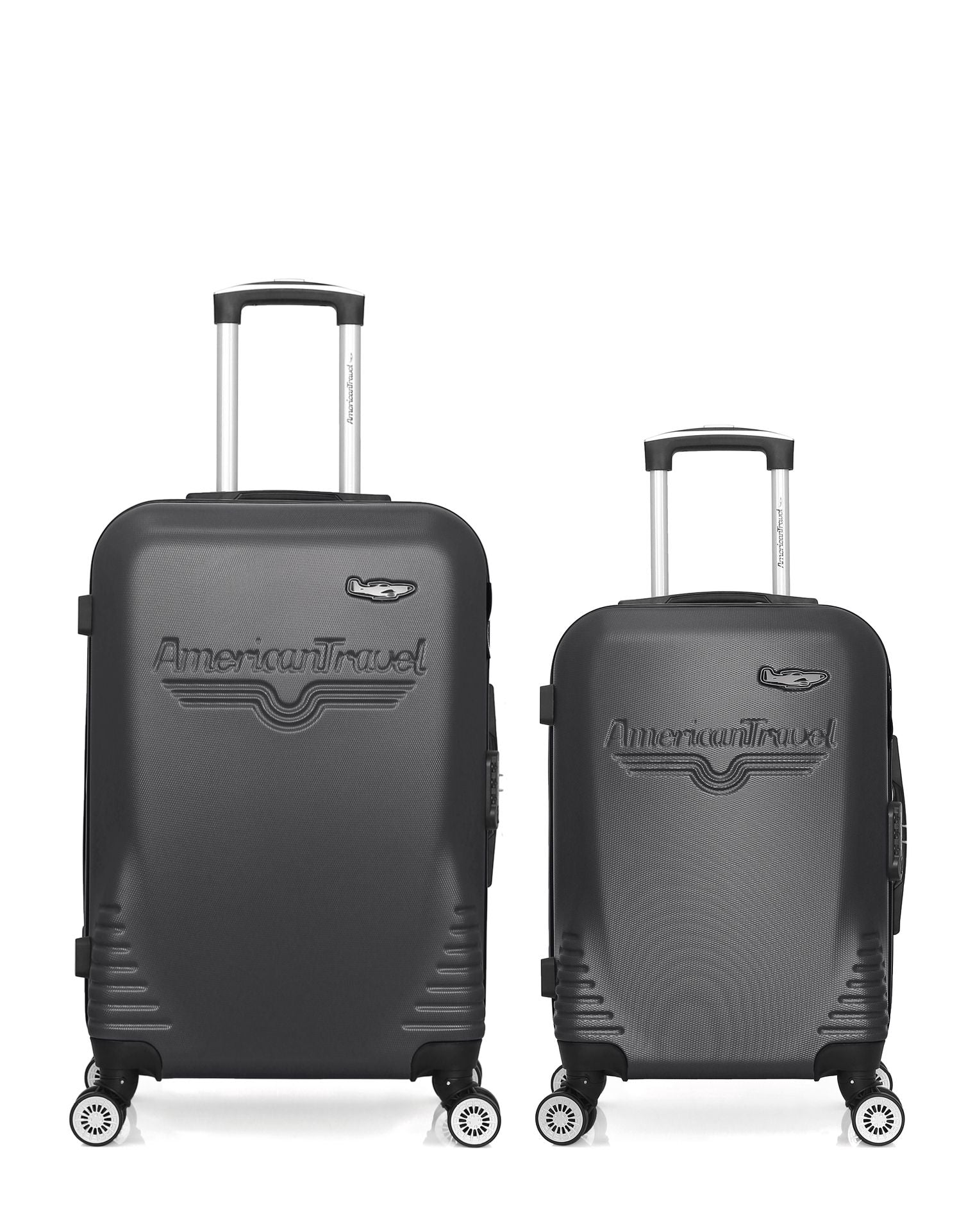 Set de 2 Valises Weekend et Cabine Abs DC 4 roues