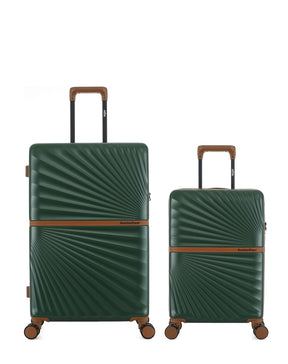 Lot de 2 Valises Rigides Grand Format et Cabine OAKLAND