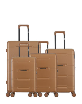 4er-Pack Hartschalenkoffer: Großer Koffer, mittelgroßer Koffer, Handgepäck und Handgepäck XS CLEVELAND