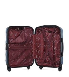 Set de 2 Valises Weekend et Cabine Abs MEMPHIS 4 roues