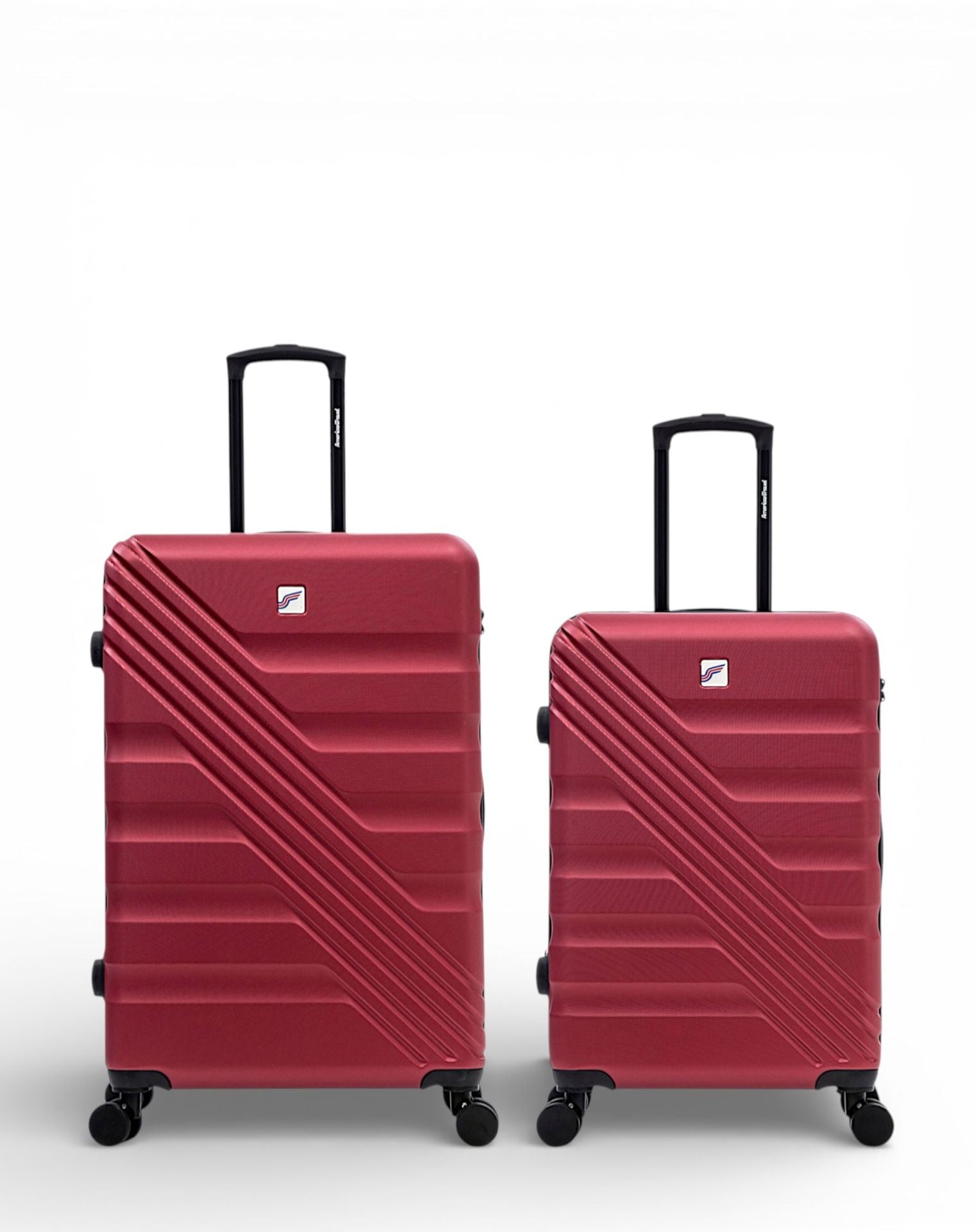 2er-Pack Hartschalenkoffer: Großer Koffer und mittelgroßer Koffer REDWOOD