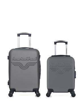 2er-Pack Hartschalenkoffer: Handgepäck und Handgepäck XXS CHELSEA