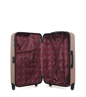 Lot de 2 Valises Rigides Grand Format et Cabine BROOKLYN