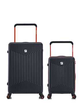 2er-Pack: Großer Koffer und Handgepäck NORTH BEACH