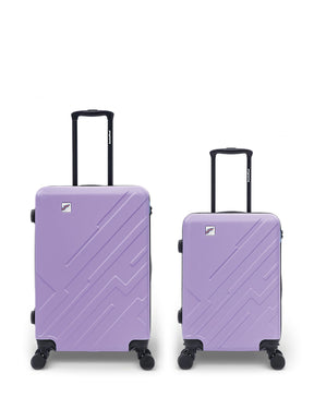 2er-Pack Hartschalenkoffer: Mittelgroßer Koffer und Handgepäck YELLOWSTONE