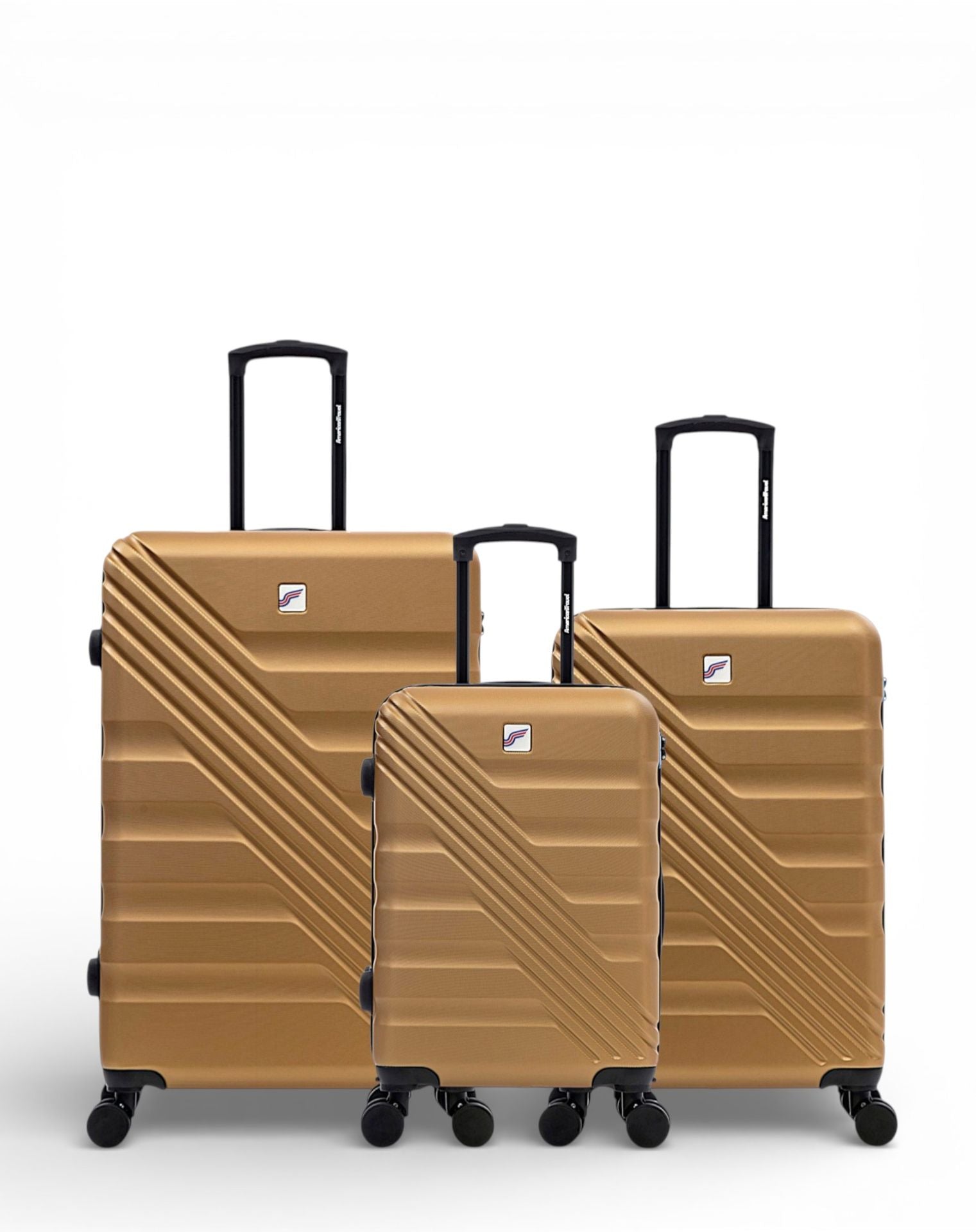 3er-Pack Hartschalenkoffer: Großer Koffer, mittelgroßer Koffer und Handgepäck REDWOOD