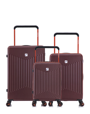 3er-Pack Hartschalenkoffer: Großer Koffer, mittelgroßer Koffer und Handgepäck NORTH BEACH