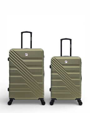 2er-Pack Hartschalenkoffer: Großer Koffer und mittelgroßer Koffer REDWOOD