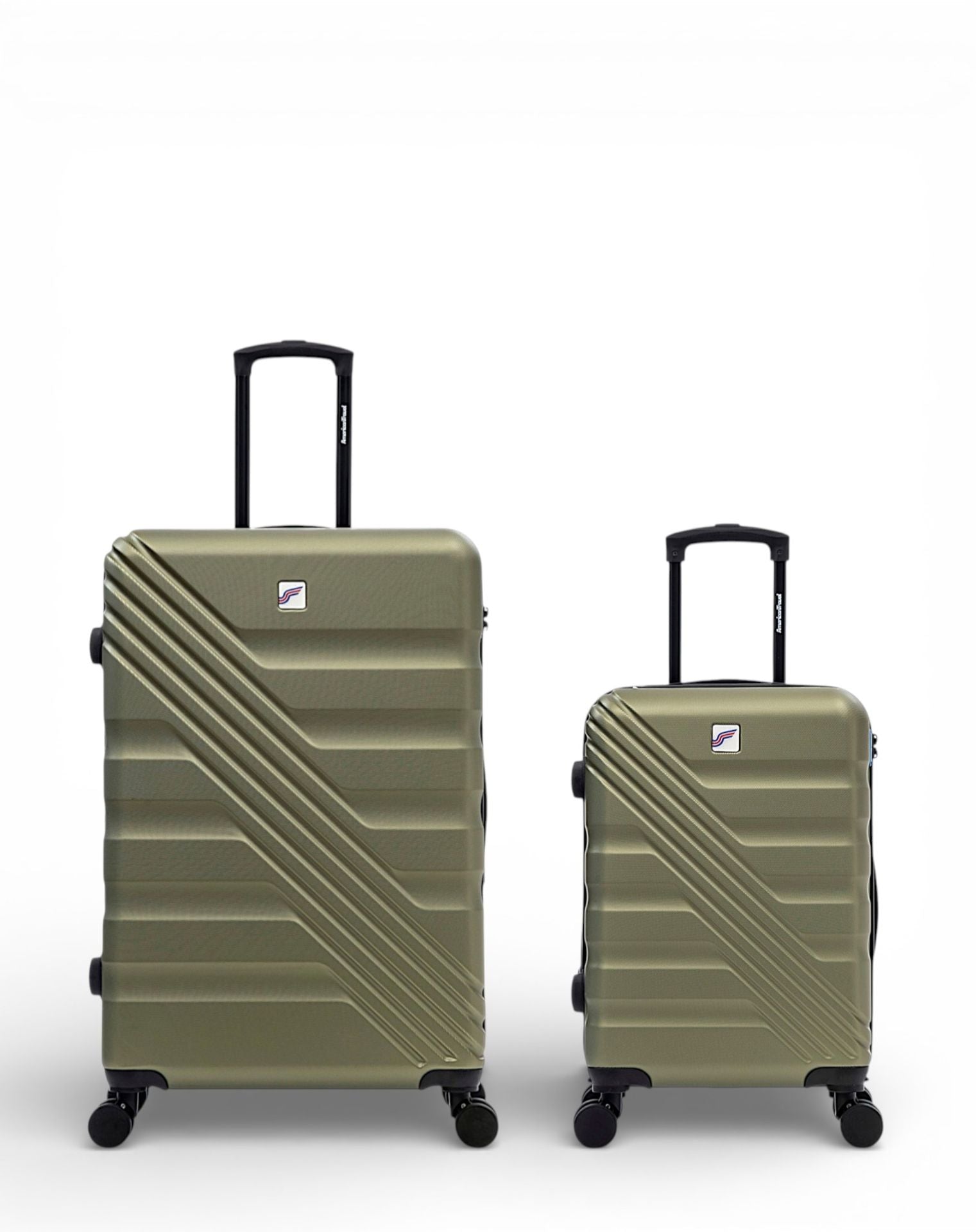 2er-Pack Hartschalenkoffer: Großer Koffer und Handgepäck REDWOOD