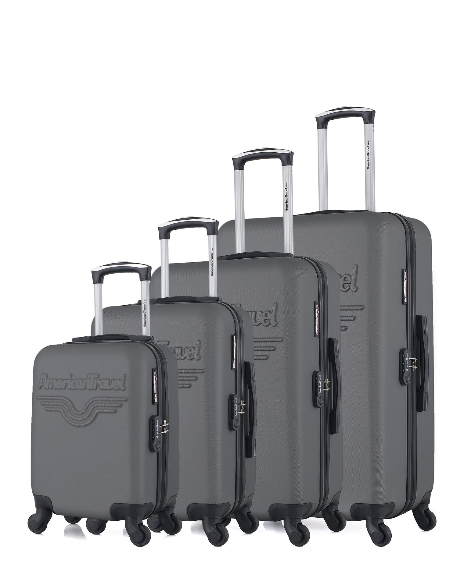 Set de 4 Valises ABS Chelsea-M 4 Roues
