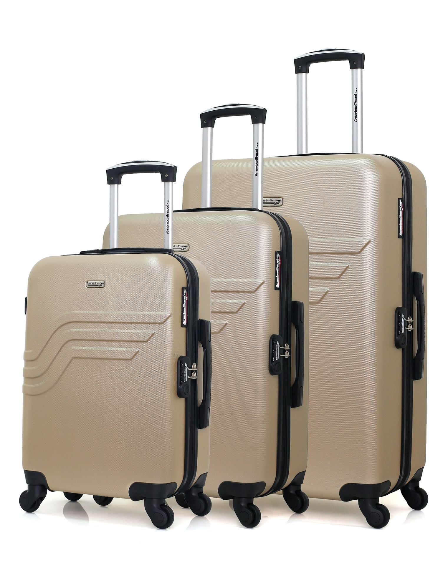 3er-Set ABS 4 Rollen 75cm QUEENS