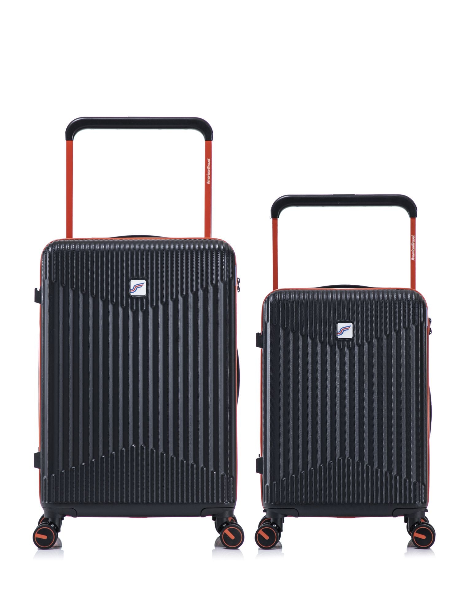 2er-Pack Hartschalenkoffer: Mittelgroßer Koffer und Handgepäck NORTH BEACH