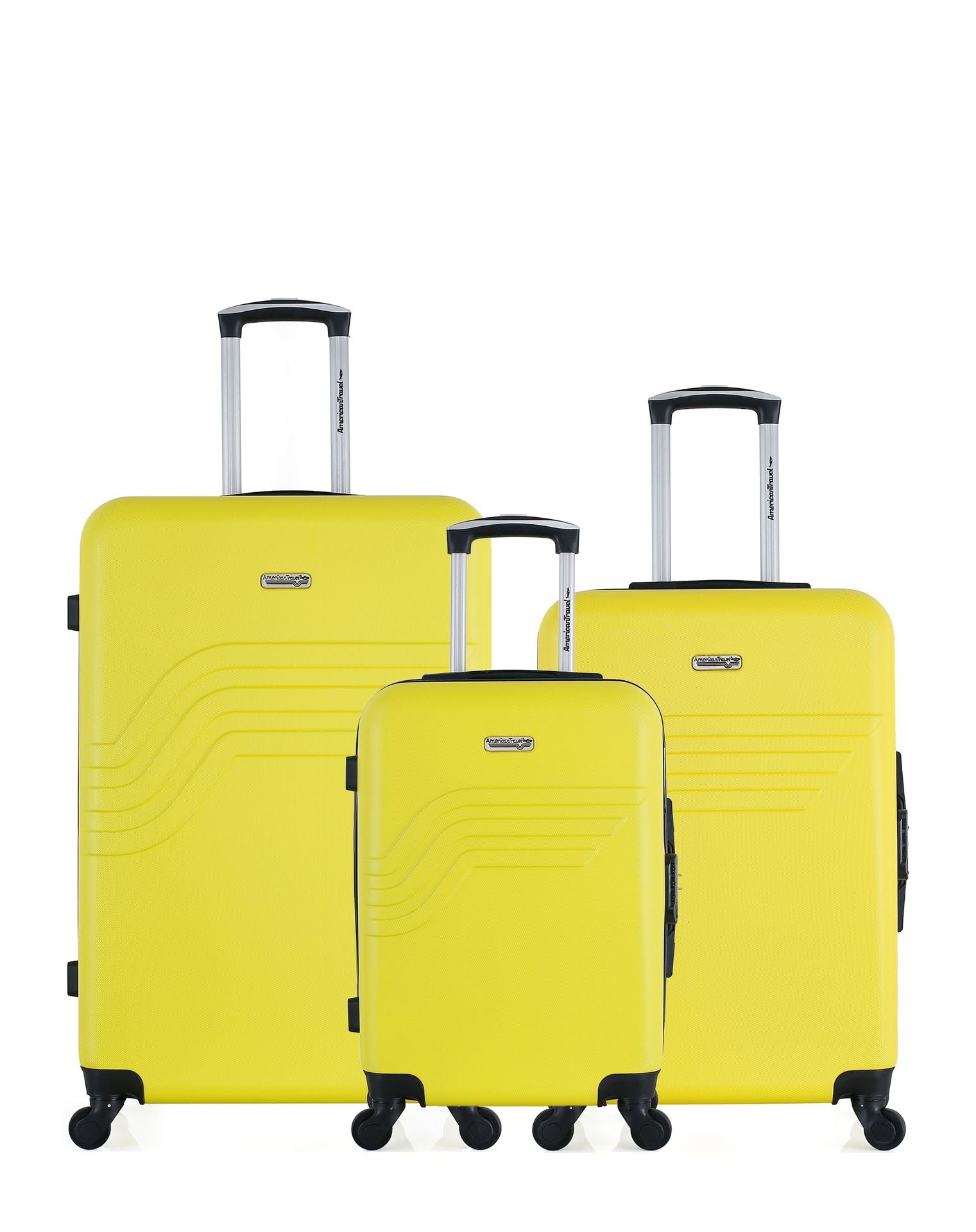 Lot de 3 Valises Rigides Grand Format, Taille Moyenne et Cabine QUEENS